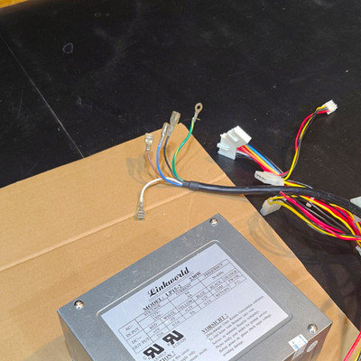 Linkworld LP15-2 AT 230W Power Supply 20-Pin Molex/Floppy 115/230V Fan Silver