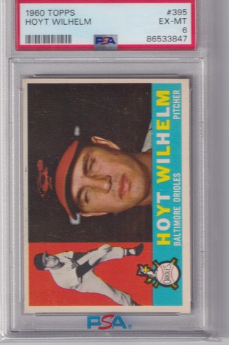 1960 Topps Hoyt Wilhelm #395 card
