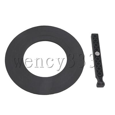 15 Pieces Drum Head Port Hole Rings & Hole Tool for Bass Drum Kick Drum