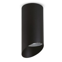 Led Anbauleuchte Deckenleuchte + GlüHbirne Aluminium, Schwarz, 40W, Warmweiß