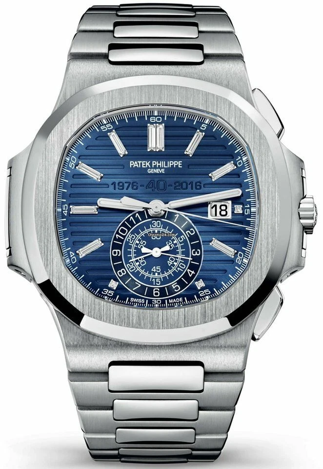 Patek Philippe — Patek Philippe SEALED Nautilus 18k White Gold Diamond Watch Box/Papers NEW 5976