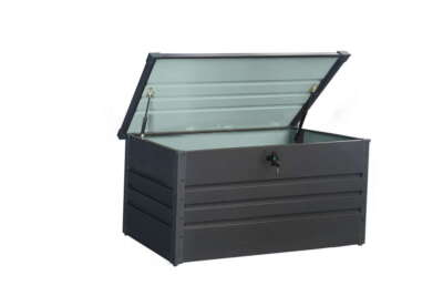 Solax-Sunshine Metall-Aufbewahrungsbox, ca. 130 x 61 x 62 cm - Anthrazit