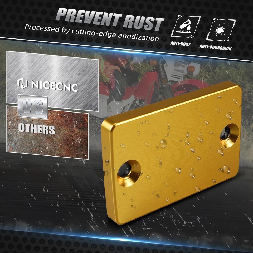 Cubierta tapa depósito freno dorada Kawasaki Z125 Pro 2017-24 KRT 17-18 SE 2018 Z 125 Foto 3 de 4