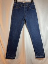 Men's Vintage 80s Levis 509-0217 Straight Jeans Orange Tab Denim USA 31x32 FLAW
