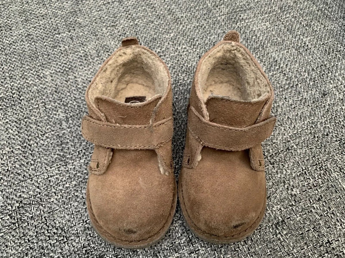 Genuine Kids Toddler Boy faux Suede Fashion Boots Brown from OshKosh Size