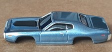 NOS 07 Auto World Steel Blue 71 Plymouth GTX HO Slot Car Xtraction Body