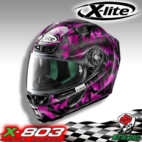 CASCO INTEGRALE X-LITE X-803 ULTRA CARBON IMAGO VIOLA PURPLE 064 - Carbonio  | eBay