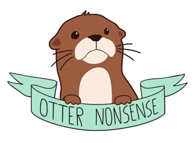 #ad #ad Otter Nonsense sticker otter sticker otter decal funny otter vinyl decal $3.25