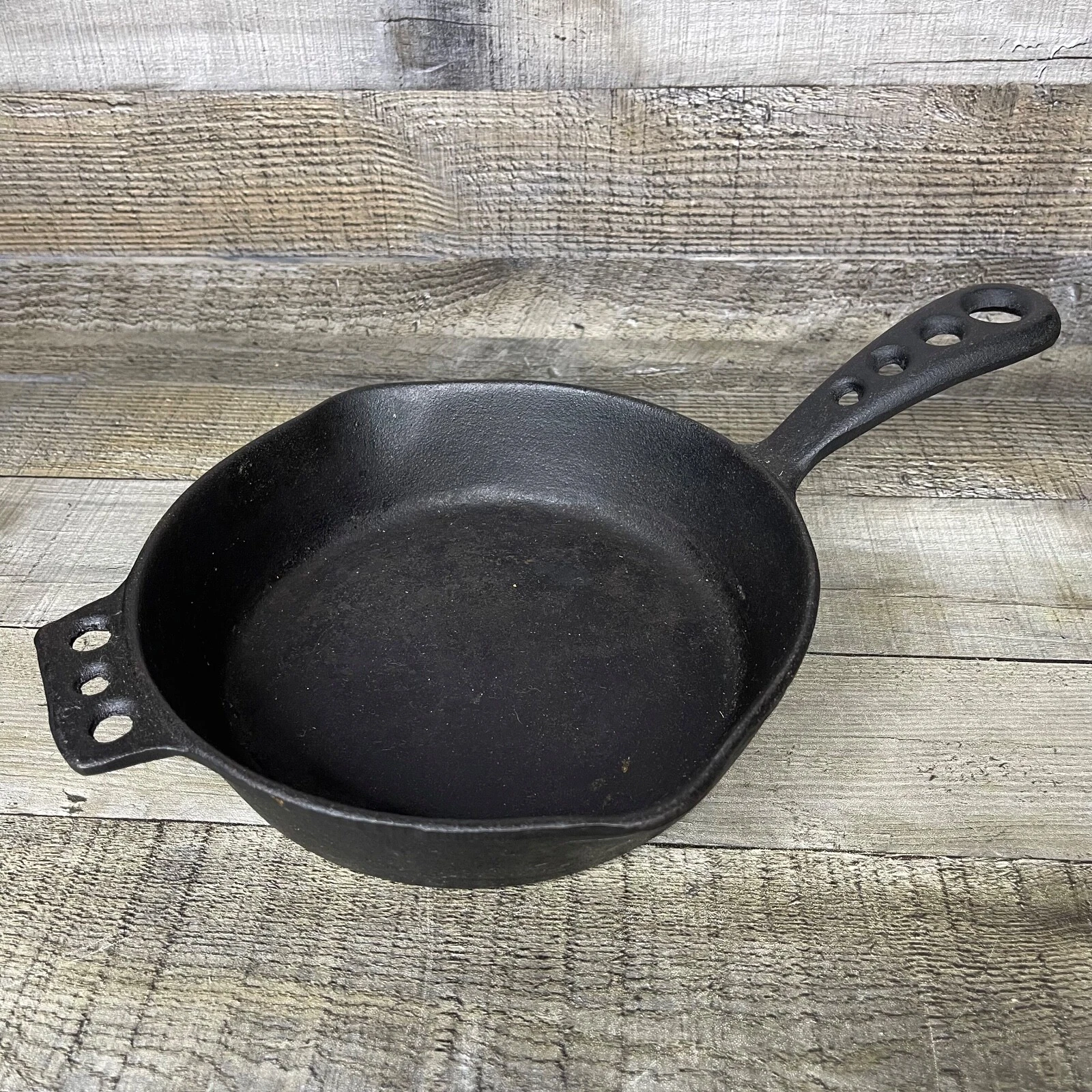 Nordic Ware Cast Iron Skillet Pan with Hole Handle