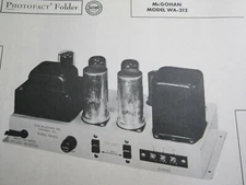 DON McGOHAN WA-312 AMPLIFIER PHOTOFACT