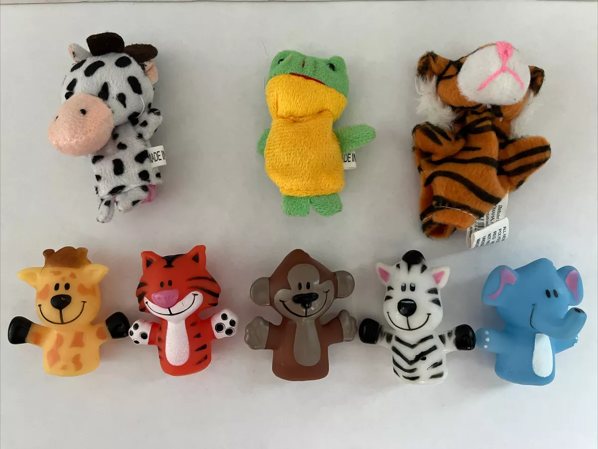 Zebra sales finger puppet
