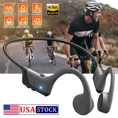 Bone Conduction Headphones Open-Ear Wireless Bluetooth Workout Headphones Stereo
