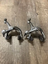 Vintage Shimano 600 Brake Calipers BR-6400 Tri Color Set 49mm Side Pull 600