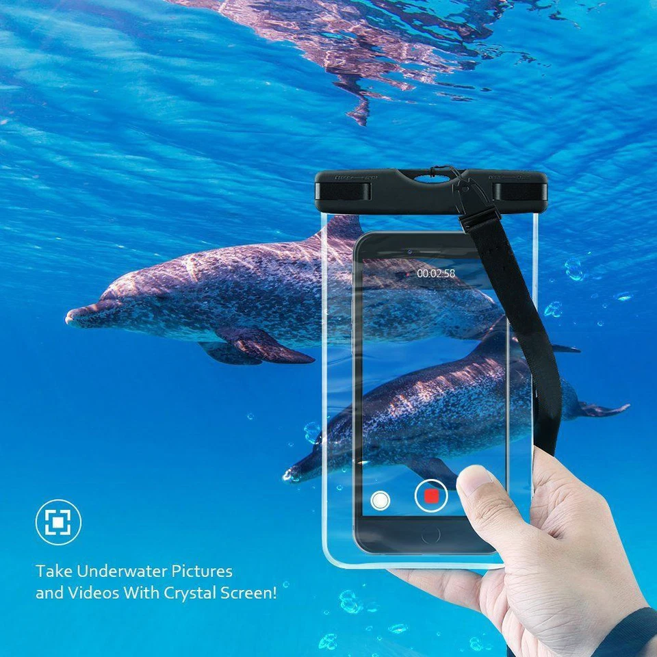 Underwater Waterproof Case  Phone Cover Dry Bag Universal Pouch For Smartphones - Image 3 of 4