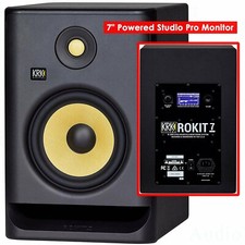 KRK RP7 Rokit G4 Professional Bi-Amp 7" Powered Studio Monitor, Black RP7G4 