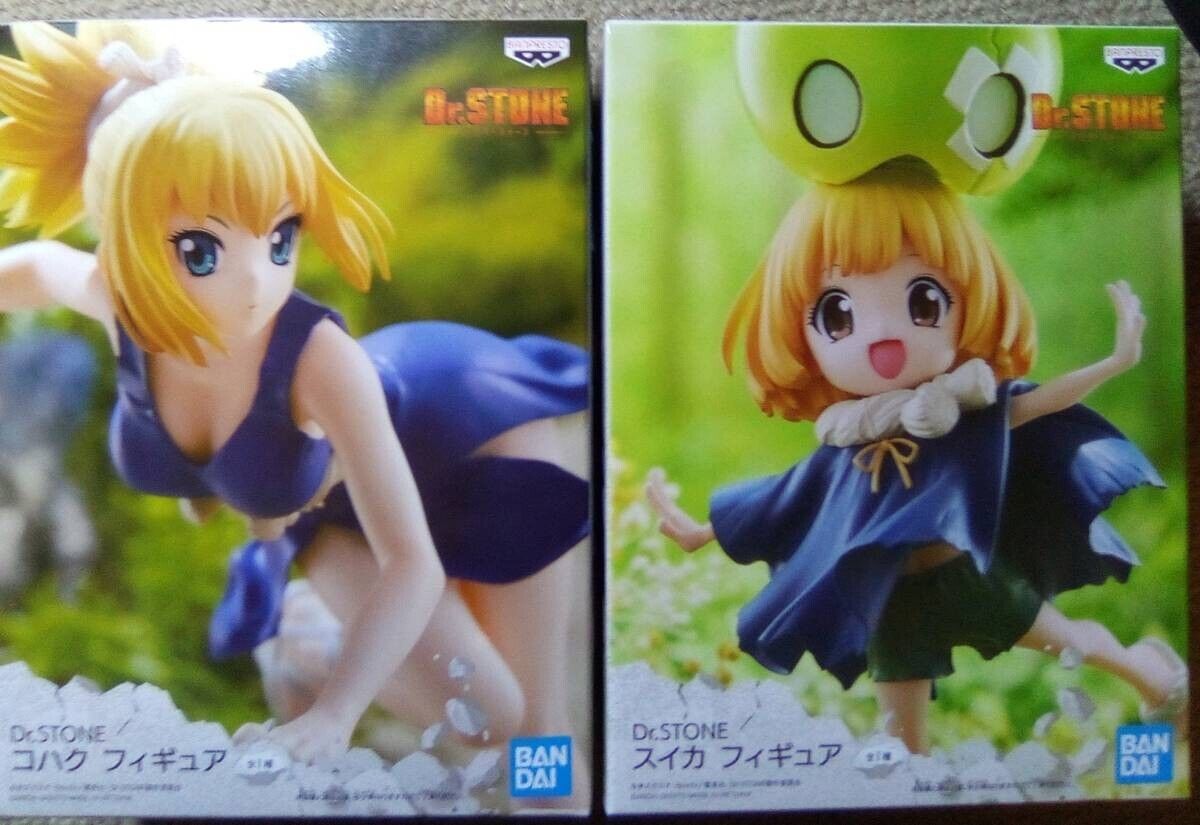 Dr.STONE Kohaku Suika Ishigami Senku Nanami Ryusui FIGURE Set of 4