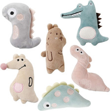 6 Pcs Cat Catnip Toys, Interactive Cat Toys Cartoon Catnip Chew Toys Soft Plush