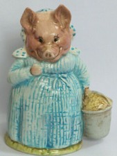 Pig Collectors Beatrix Potter 1970 F. Warne Beswick England Aunt Pettitoes