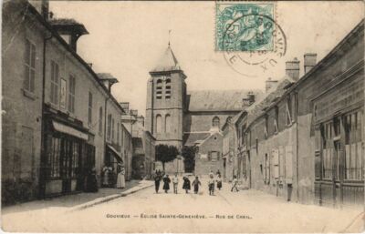 CPA GOUVIEUX Kirche Sainte-Genevieve - Rue de Creil (1207194)