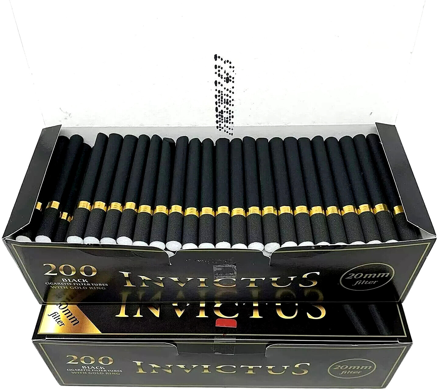 Invictus BLACK premium EMPTY Cigarette Filter Tubes