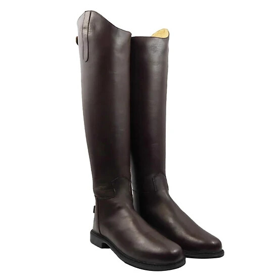 Men\'s German Officer Size 28.5 / US 10.5 Black Leather Tall Riding Boots il_340x270.7243783014_rmiv.jpg main image 2