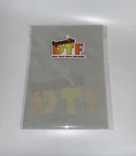 NEW: A3 Size  GLITTER DTF P.E.T. Film;  25 Sheets.  11.75” X 16.75”. USA Seller
