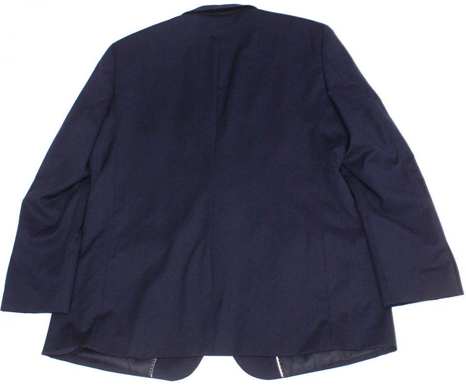 Chaqueta Blazer Abrigo Deportivo Linea Uomo Para Hombres Dos Botones Azul Marino 100% Lana Talla 48L Foto 3 de 4