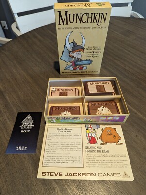 Munchkin Card Game First Edition STEVE JACKSON KILL THE MONSTERS