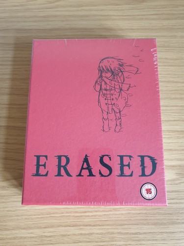 Erased Blu-ray Complete Series Part 1 & 2 Limited Edition New Sealed UK Anime