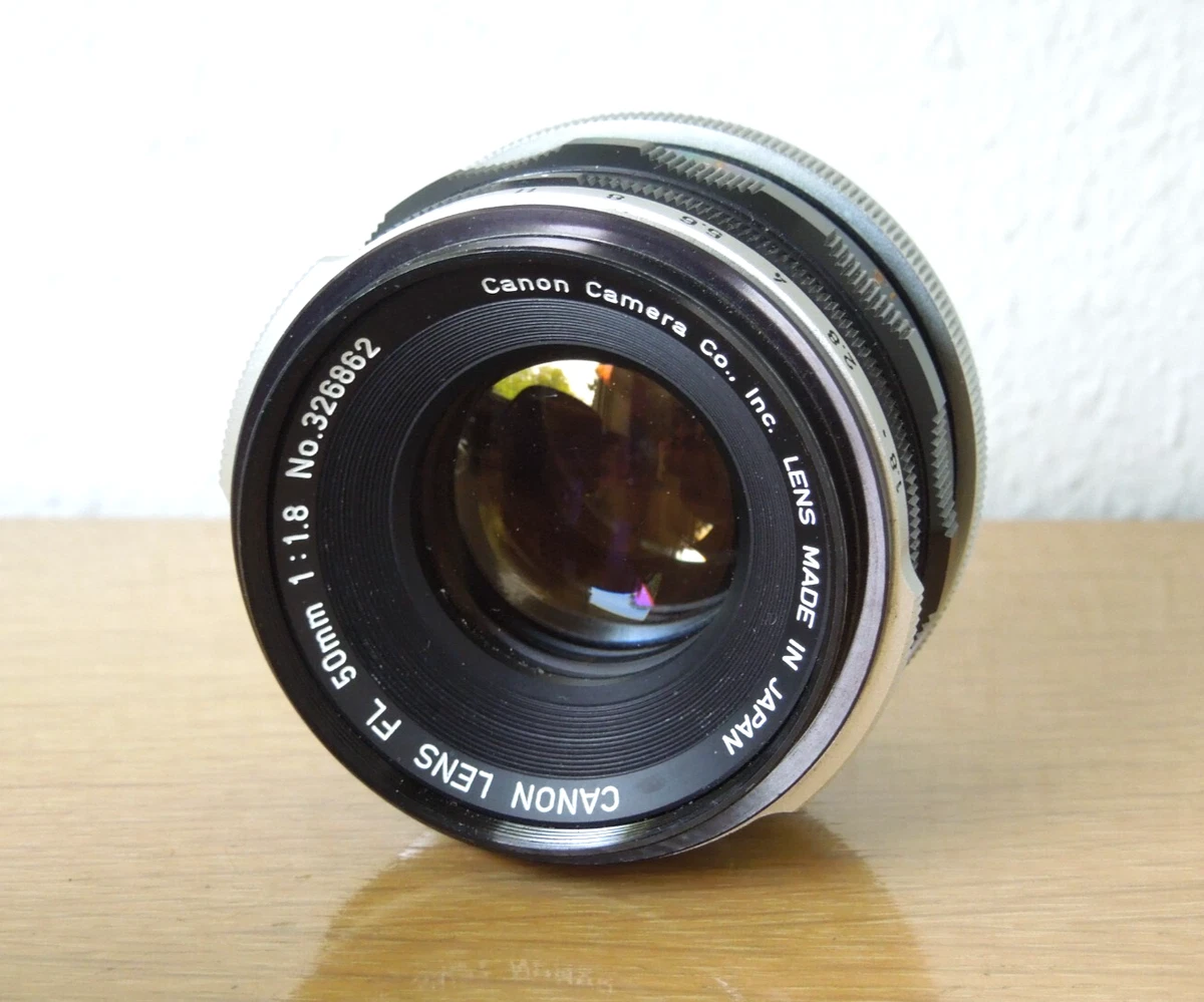 Canon f/1.8 Camera Lenses FL 50mm Focal for sale - eBay