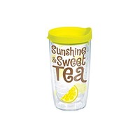 Tervis Sunshine Sweet Tea Wrap Bottle With Yellow Lid, 16-ounce, Beverage, New, on sale Tervis Sunshine Sweet Tea Wrap Bottle With Yellow Lid, 16-ounce, Beverage, New, on sale