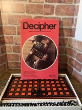 Decipher Board Game Rare Vintage 1977 Pressman World Game Complete