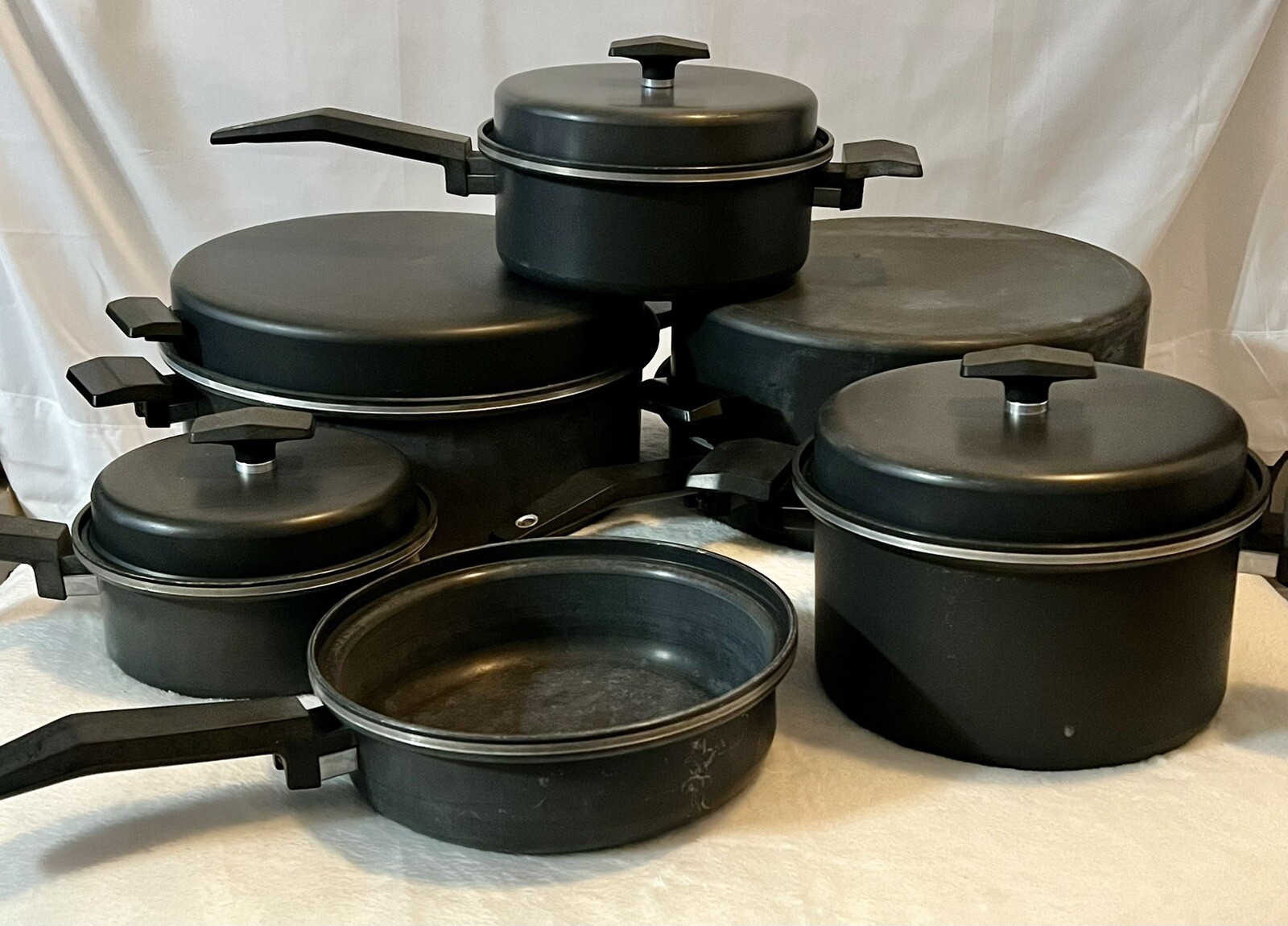 Miracle Maid West Bend Anodized 11 Piece Set MADE IN THE USA Vintage