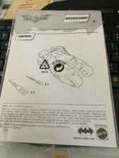  BLUE PRINTS INSTRUCTIONS  BATMAN  BATMOBILE DARK KNIGHT MATTLE