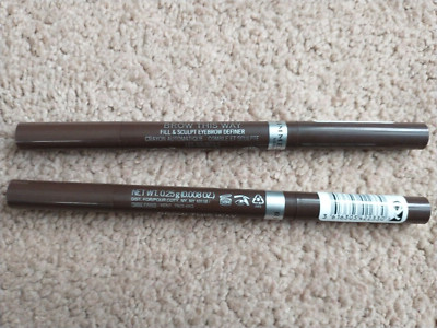 (2) Rimmel Brow This Way Fill & Sculpt Eyebrow Definer #003 Dark Brown