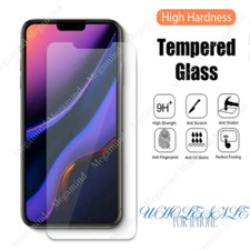 For iPhone 16 15 14 13 12 11 Pro Max XR XS 8 Tempered Glass Screen Protector Lot