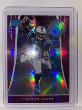 2018 Cam Newton Airborn Purple Refractor #27/65 Card#AIR-12