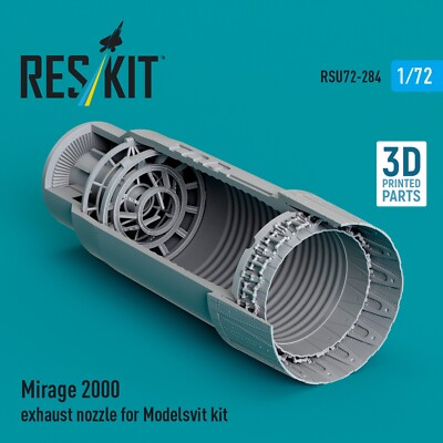 Mirage 2000 Exhaust Nozzle (for Modelsvit kit) Scale 1:72 ResKit RSU72-0284