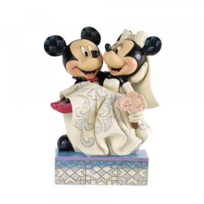 Disney Traditions 4033282 Mickey & Minnie Wedding - Congratulations  17 cm NEU