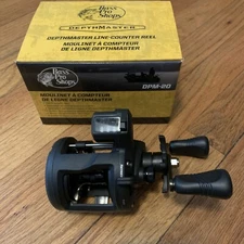 NEW BASS PRO SHOPS FISHING TROLLING REEL DEPTH MASTER #20 LINE COUNTER DPM-20