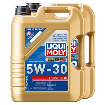 Motoröl Longlife III 5W-30 LIQUI MOLY 2 X 5 Liter für Audi BMW Mercedes Seat