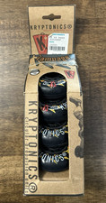 Kryptonics Wheels Rampage 72mm 78A Black 4 Pack Indoor/Hockey Inline Skates