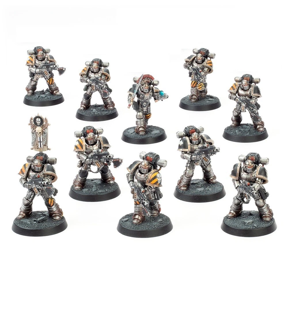 10 Intercessors D'assaut Warhammer 40K - Space Marines Plastique - Occasion