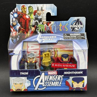2016 MiniMates Marvel Avengers Assemble 2 Pack THOR & NIGHTHAWK