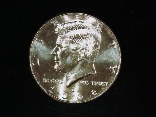 2008-D Kennedy Half Dollar AU++ (1). Free Shipping!