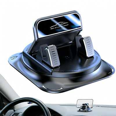 Car Mount Holder Swivel Dashboard Sticky Mat Phone Support Bracket 360 Degree