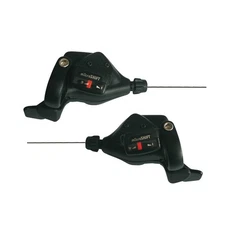 pair of controls 3x9v mtb-citybike compatible shimano black MICROSHIFT bike coman
