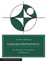 Eivind Eriksen | Graduate Mathematics For Business, Economics And Finance | Buch