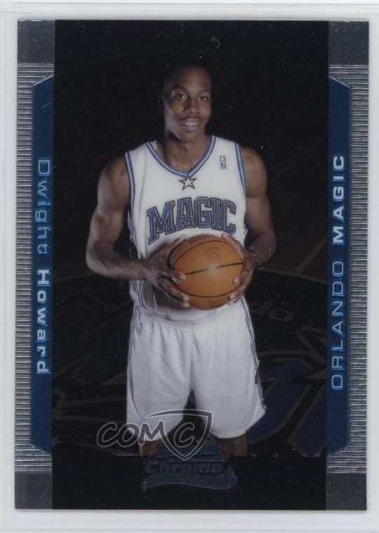 2004-05 Bowman Draft Chrome Dwight Howard #129 HOF 0f7x