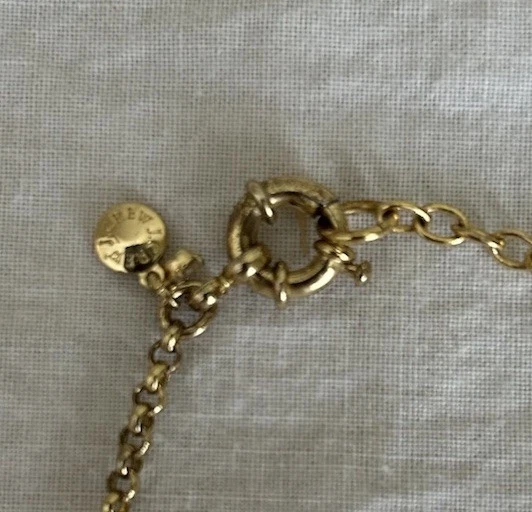 Lote de 5 collares redondos J en tono dorado Foto 3 de 4